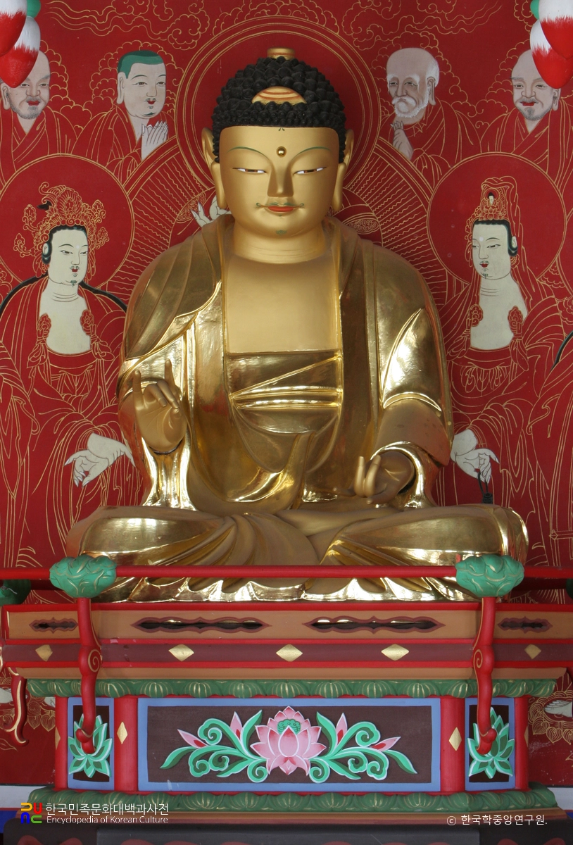 함양 법인사 목조아미타여래좌상