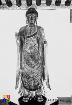 경주 백률사 금동약사여래입상