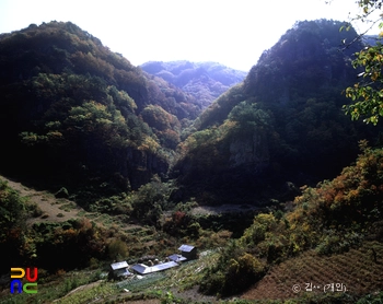 청량산계곡