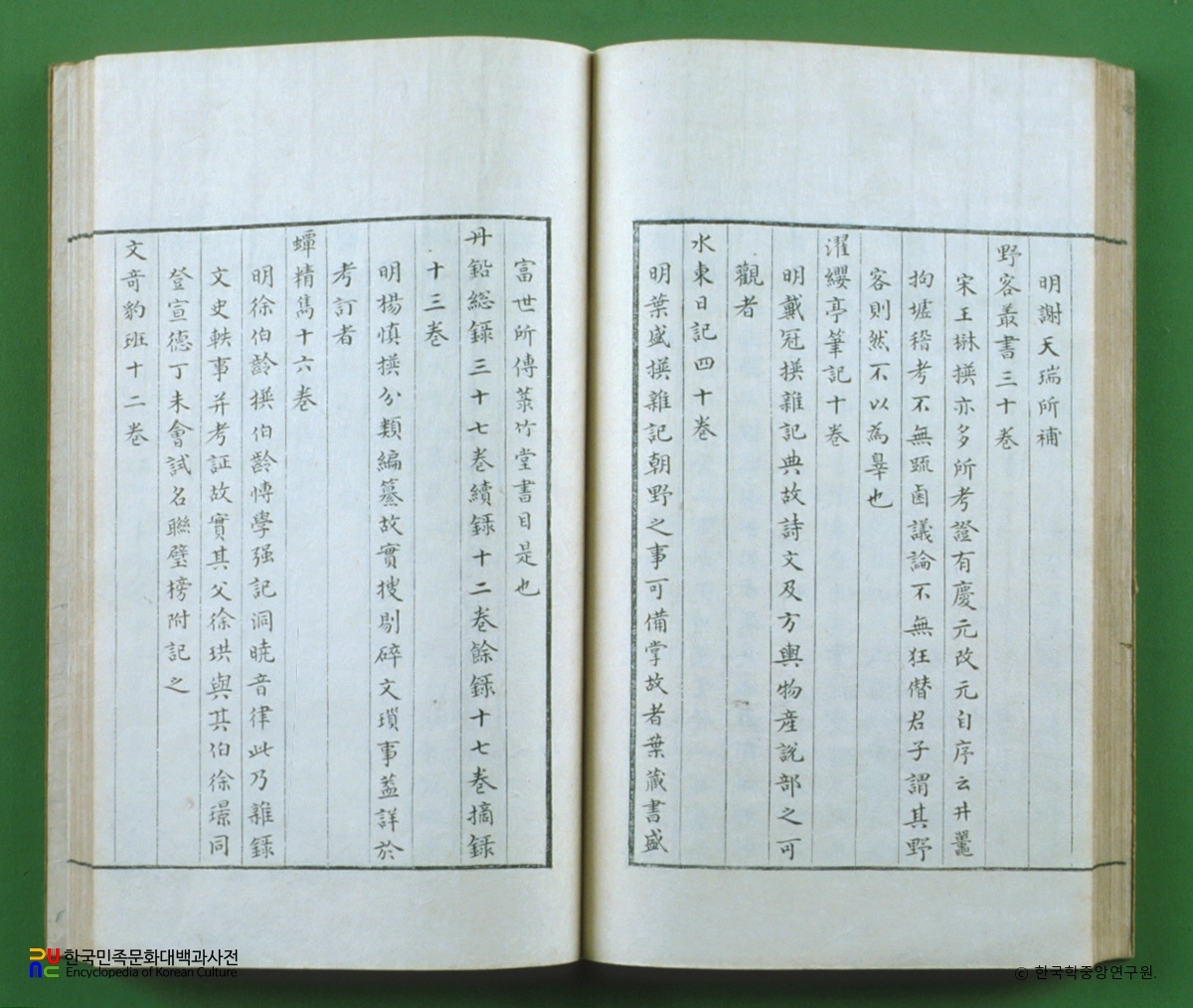 내각방서록