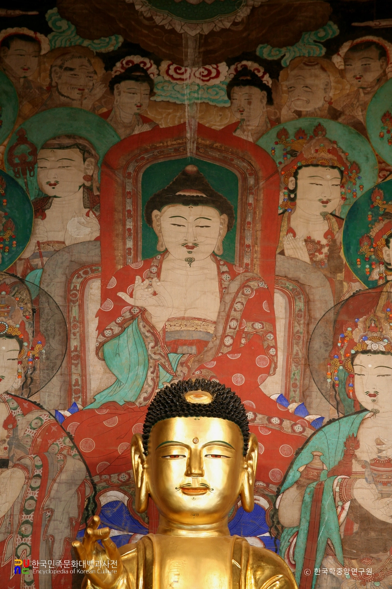 천안 광덕사 삼세불도