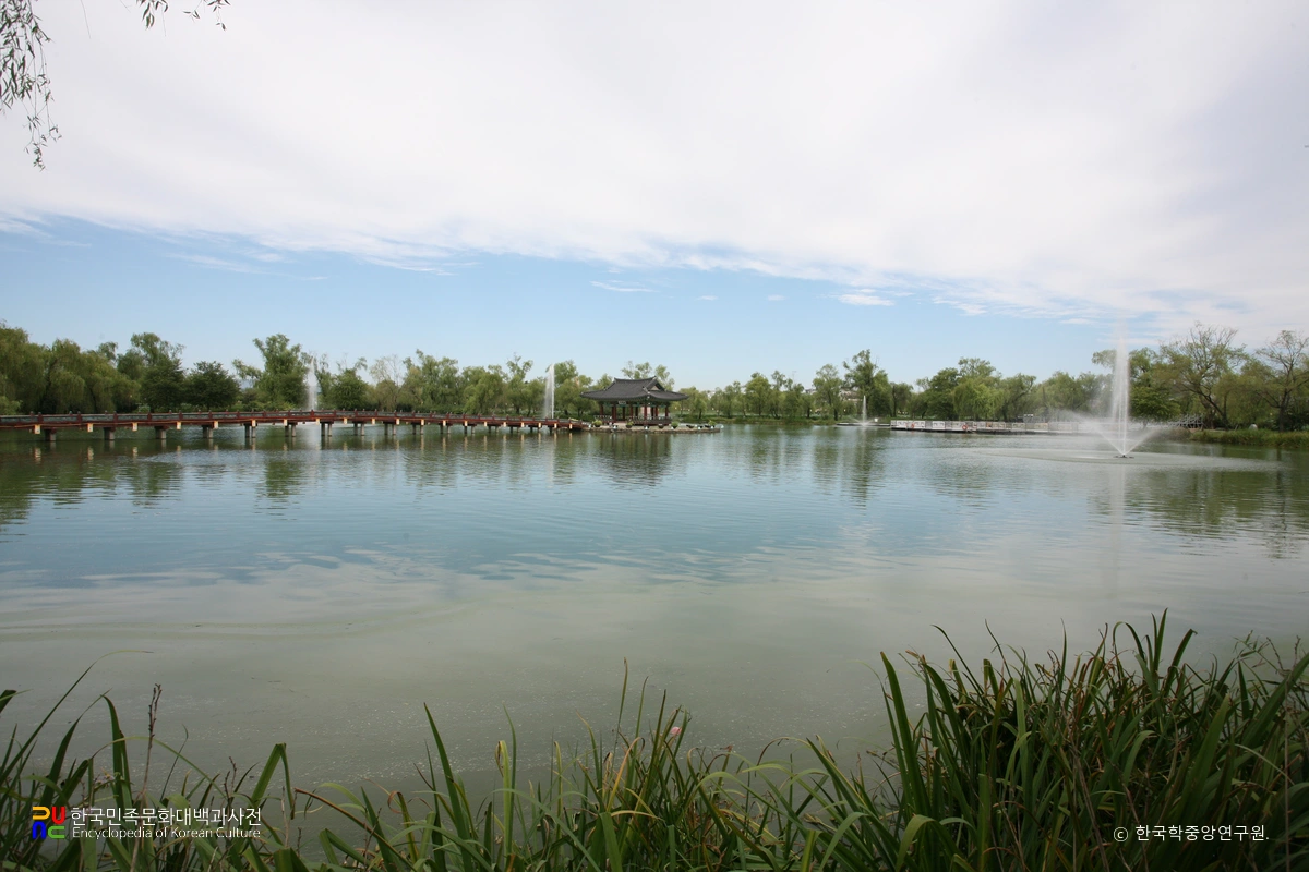 부여 궁남지 전경