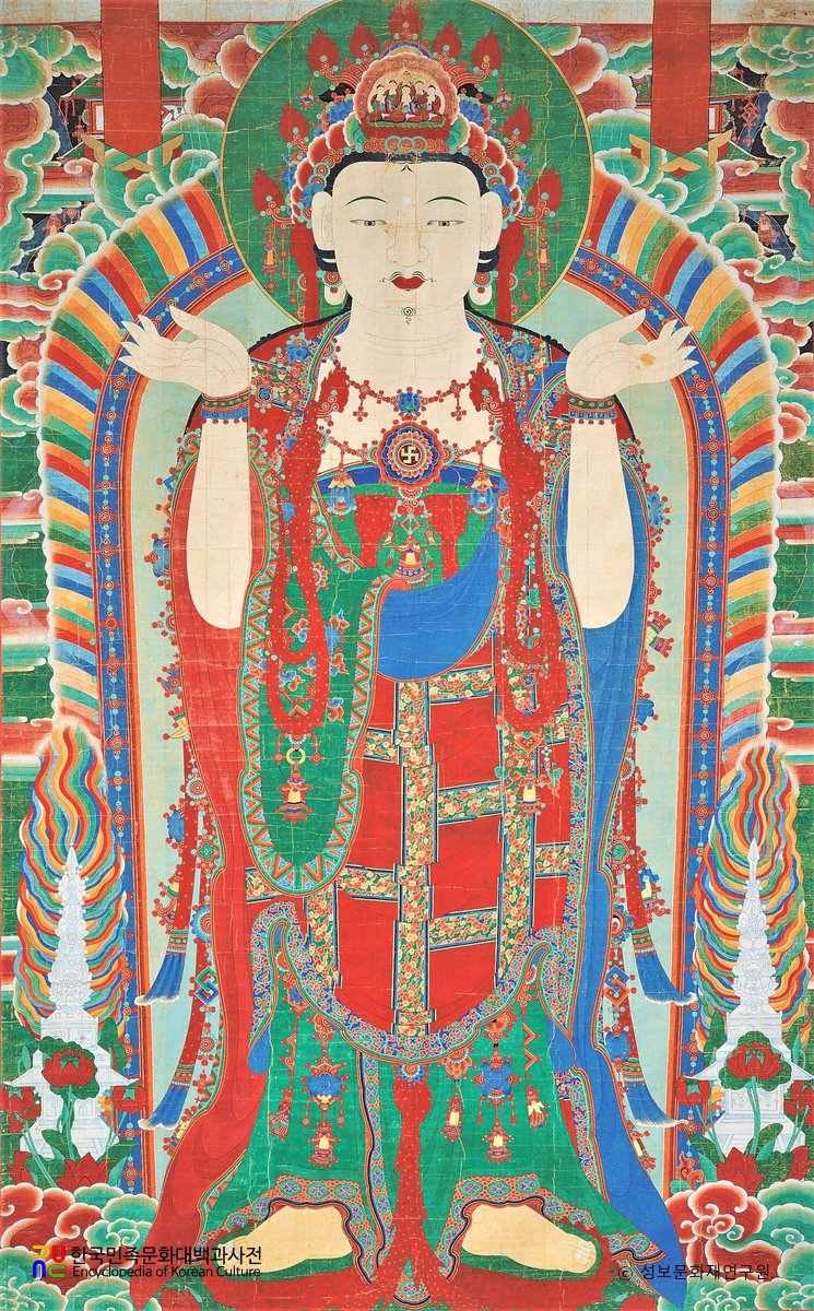 여수 흥국사 노사나불 괘불탱