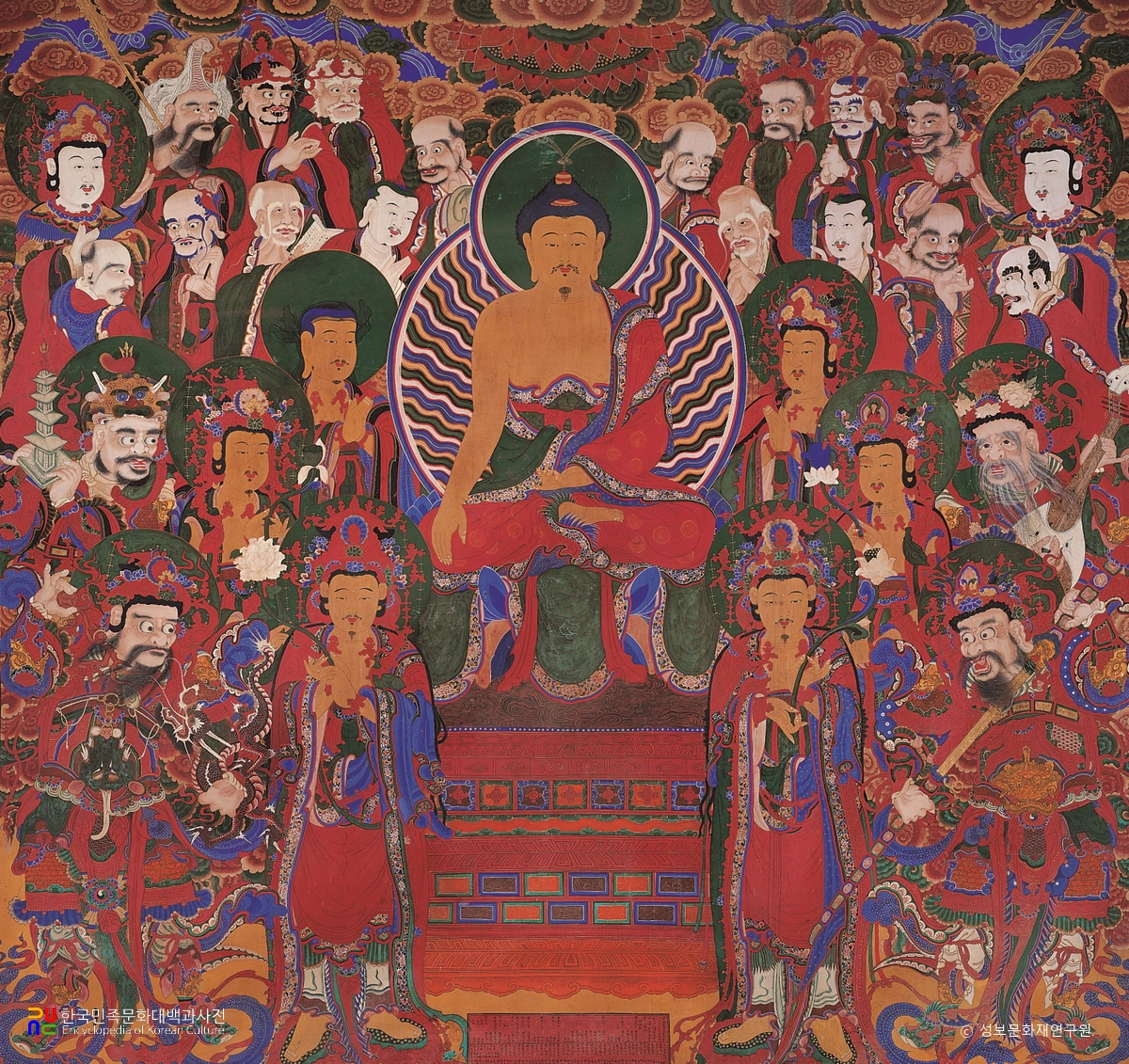 대구 동화사 대웅전 석가영산회상도