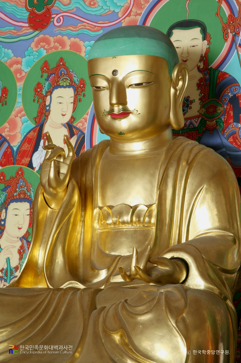 광주 덕림사 소장 지장보살상과 시왕상 및 그 권속 / 지장보살