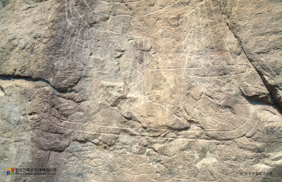 시흥 소래산 마애보살입상