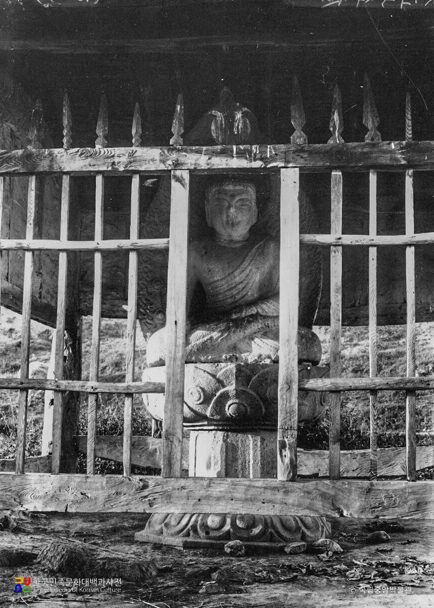 청도 박곡동 석조석가여래좌상