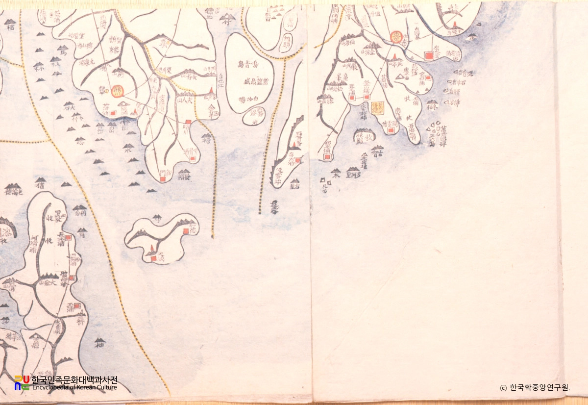 대동여지도 / 동래, 왜관, 좌수영