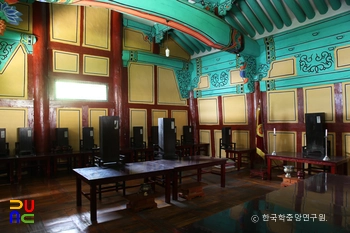 하동 하동향교 중 대성전 내부