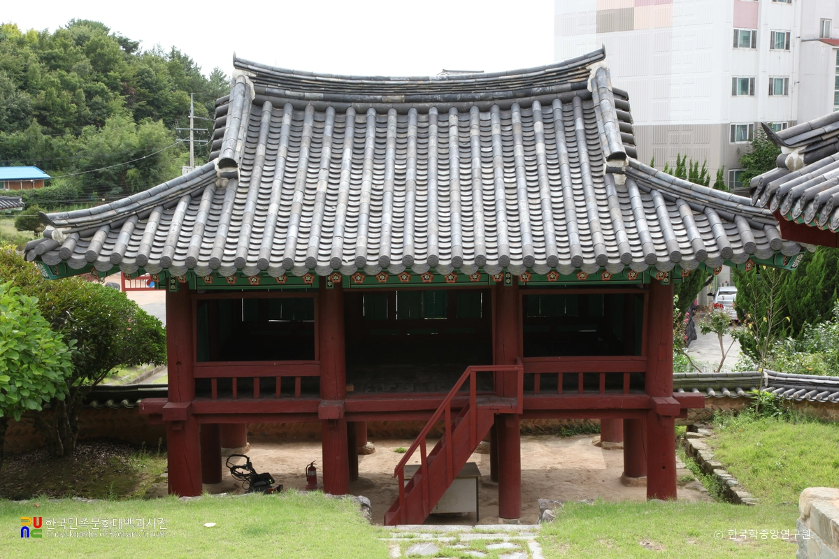 사천향교 풍화루 후면