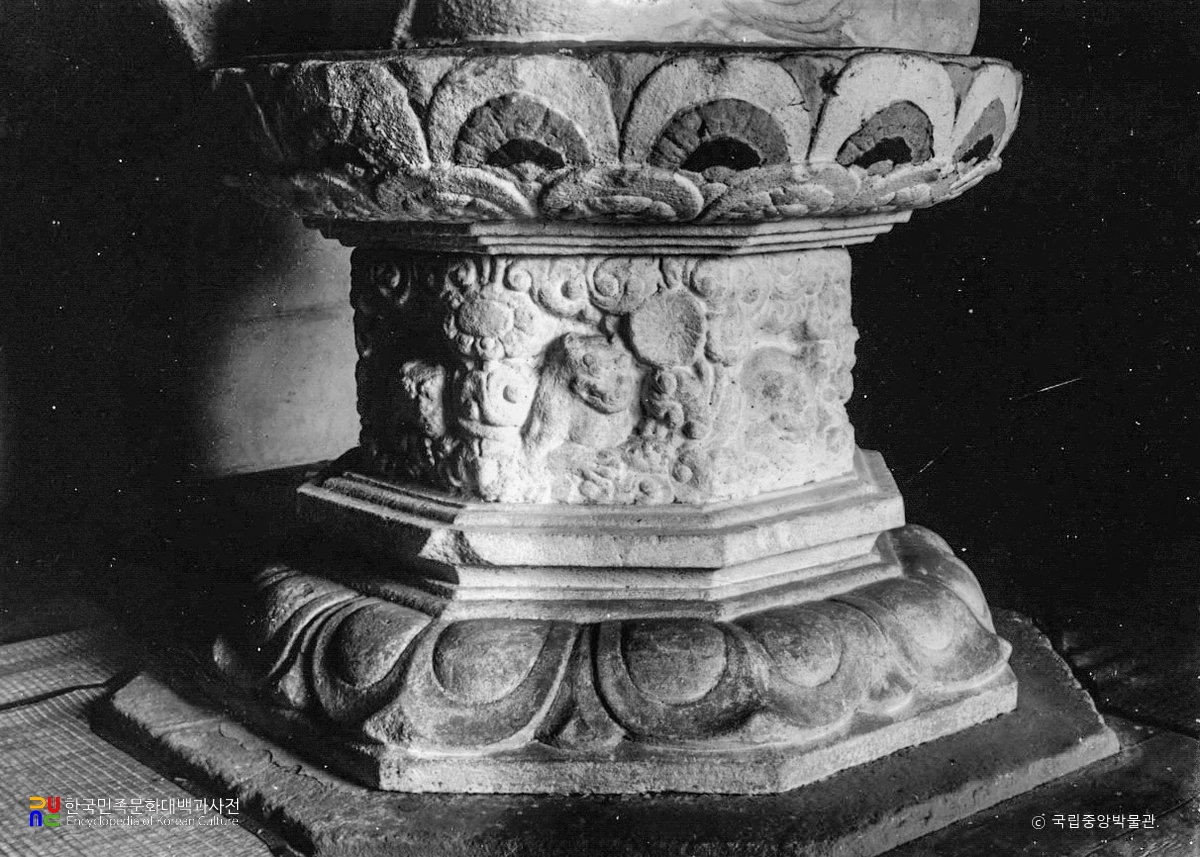 대구 동화사 비로암 석조비로자나불좌상 대좌