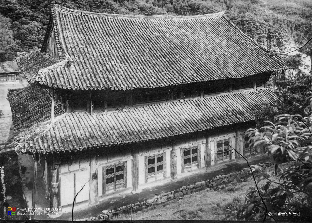 구례 화엄사 각황전 후면