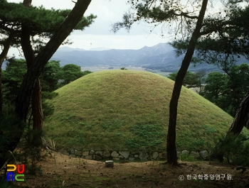 경주 신라 선덕여왕릉 후면