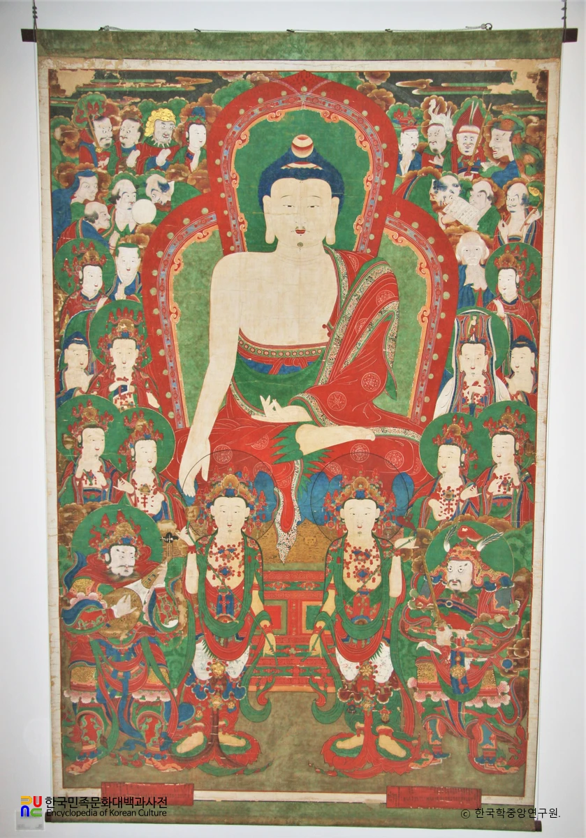 하동 쌍계사 대웅전 삼세불탱