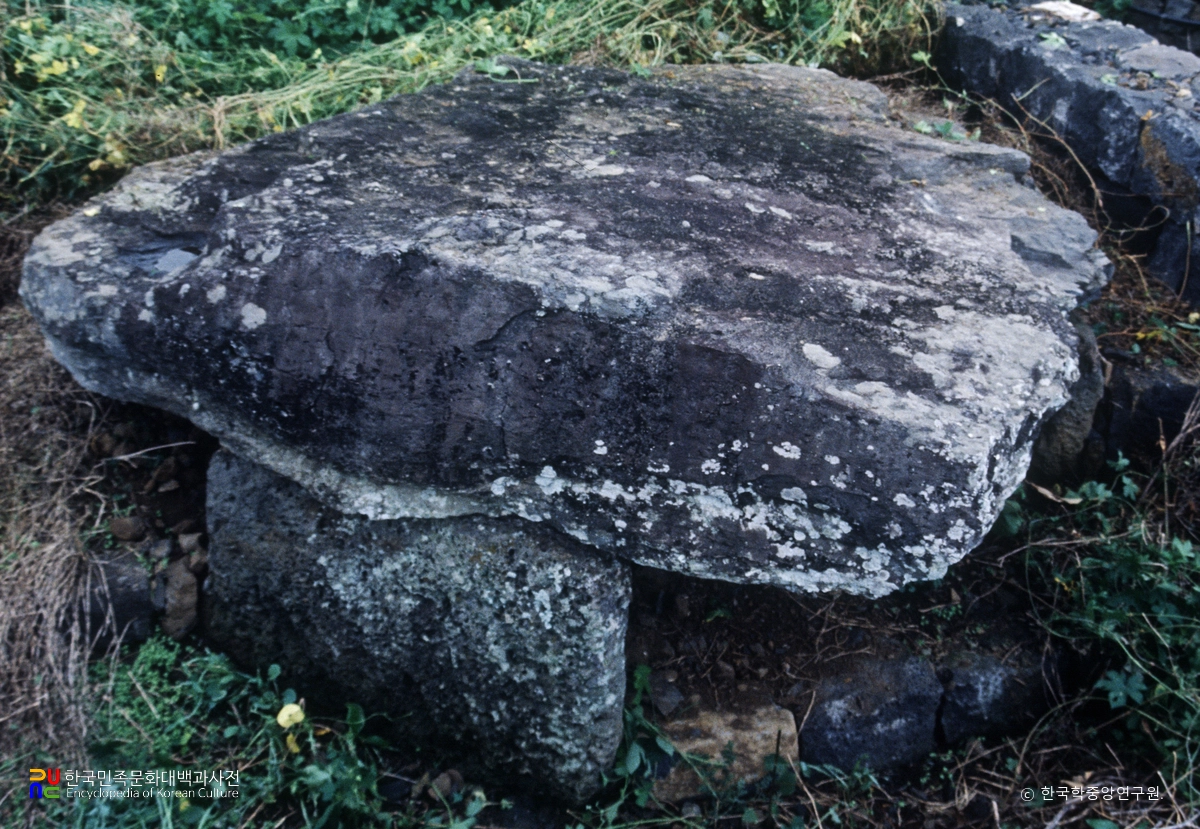 제주 창천 지석묘 1호 정측면