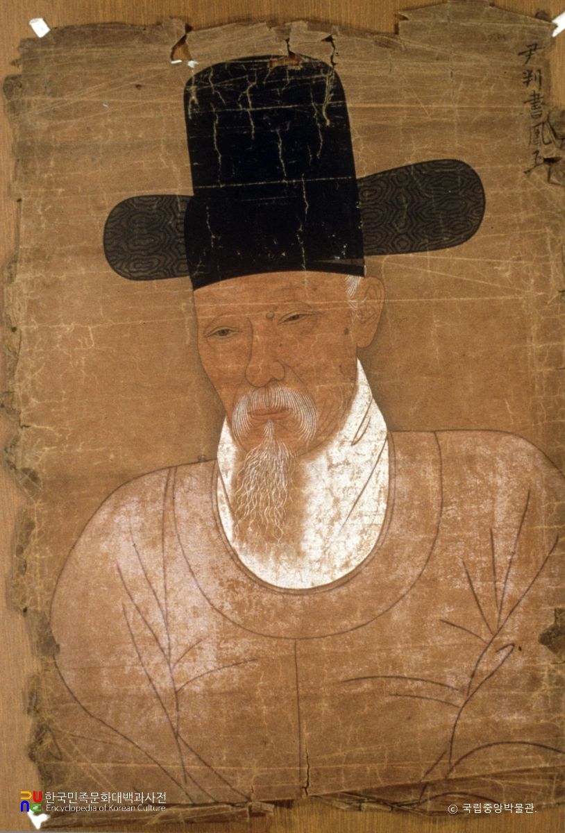 명현화상 중 윤봉오 초상