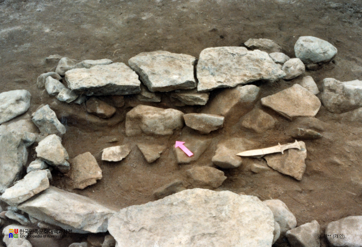 고흥 장수리 지석묘 발굴 현장