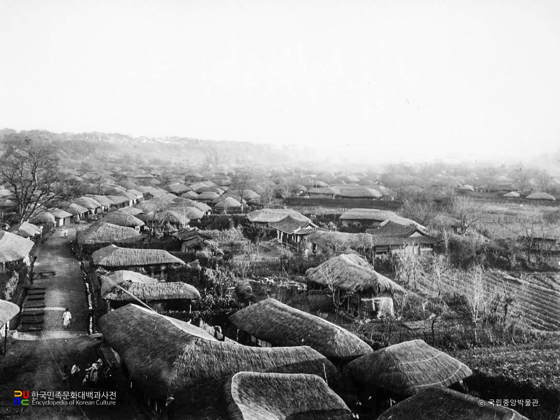 수원 화성 장안문 성내 전경