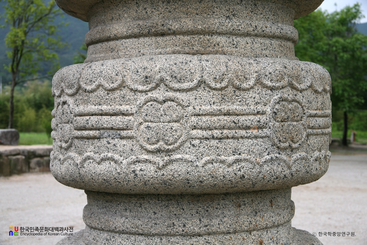 남원 실상사 석등 간주석