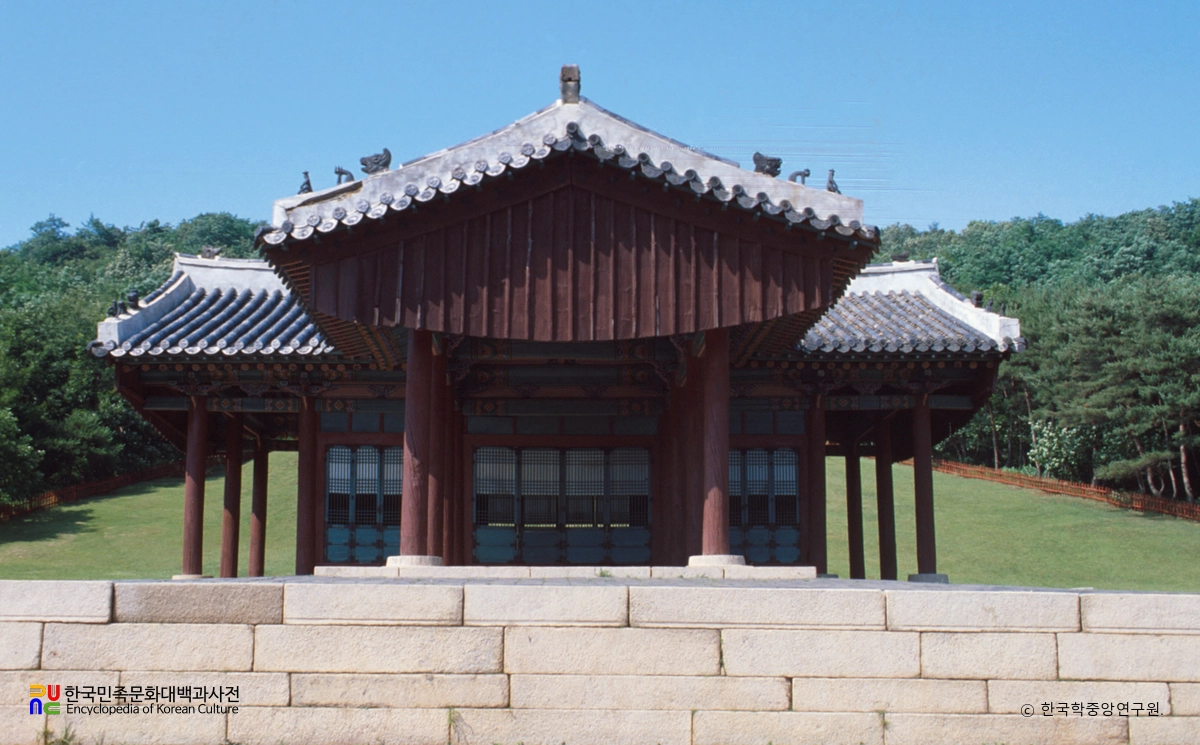 고양 서오릉 중 익릉의 정자각 정면