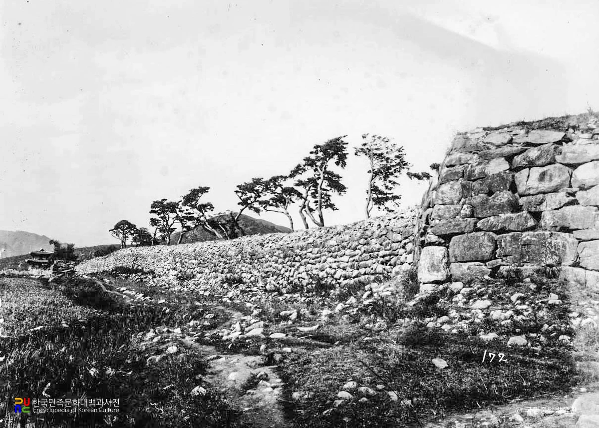 북청 읍성 북벽 전경