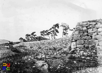 북청 읍성 북벽 전경