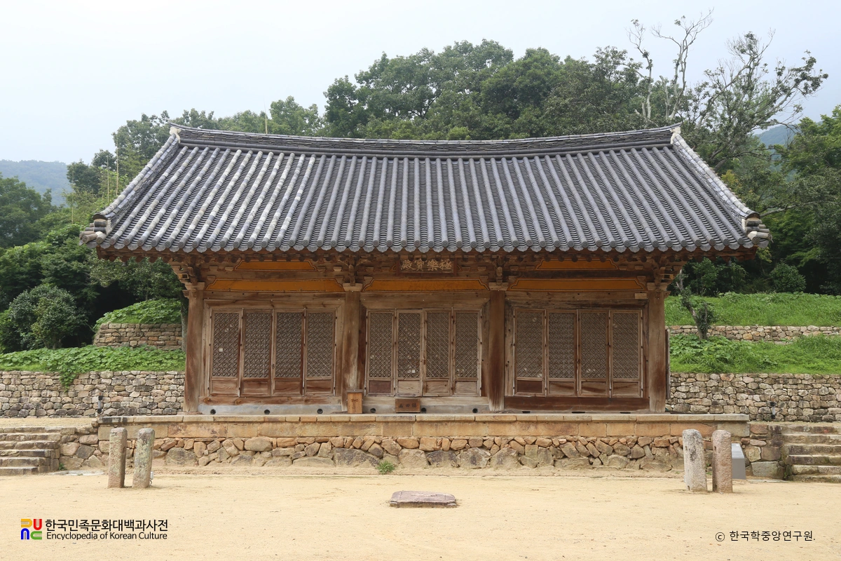 강진 무위사 극락보전 정면