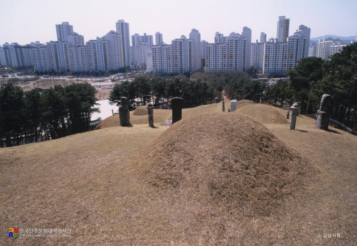수내동 한산이씨 묘역