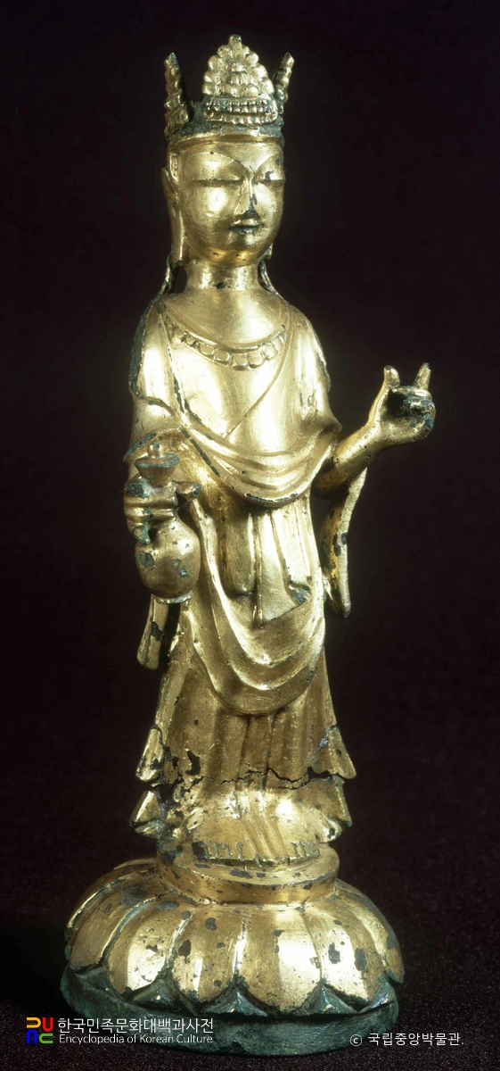 서울 삼양동 금동관음보살입상