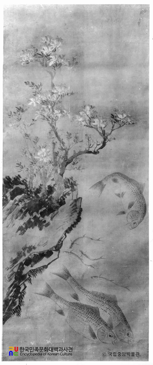 조정규필 화하유어도