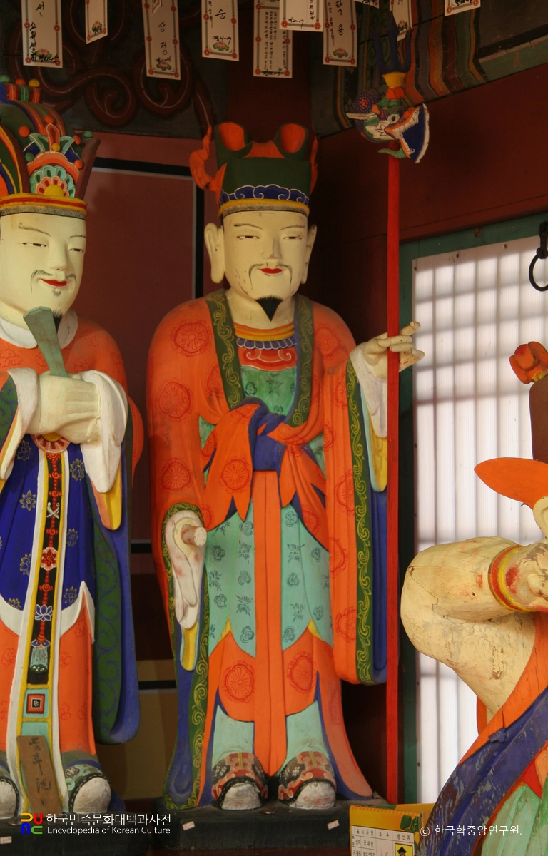 남해 용문사 목조지장시왕상 / 녹사