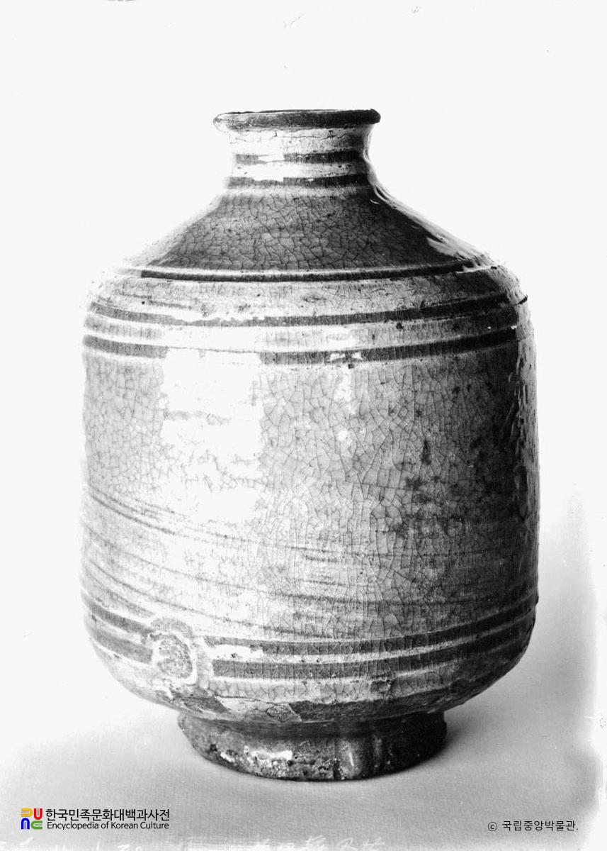 분청사기 귀얄문 병