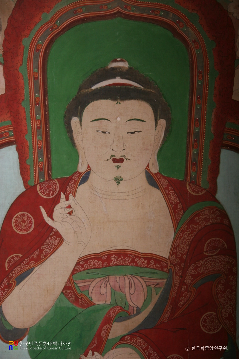 고성 운흥사 미타회탱화