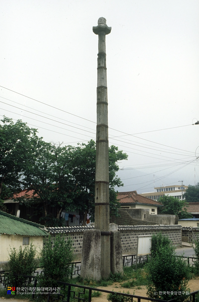 나주 동점문 밖 석당간 정측면