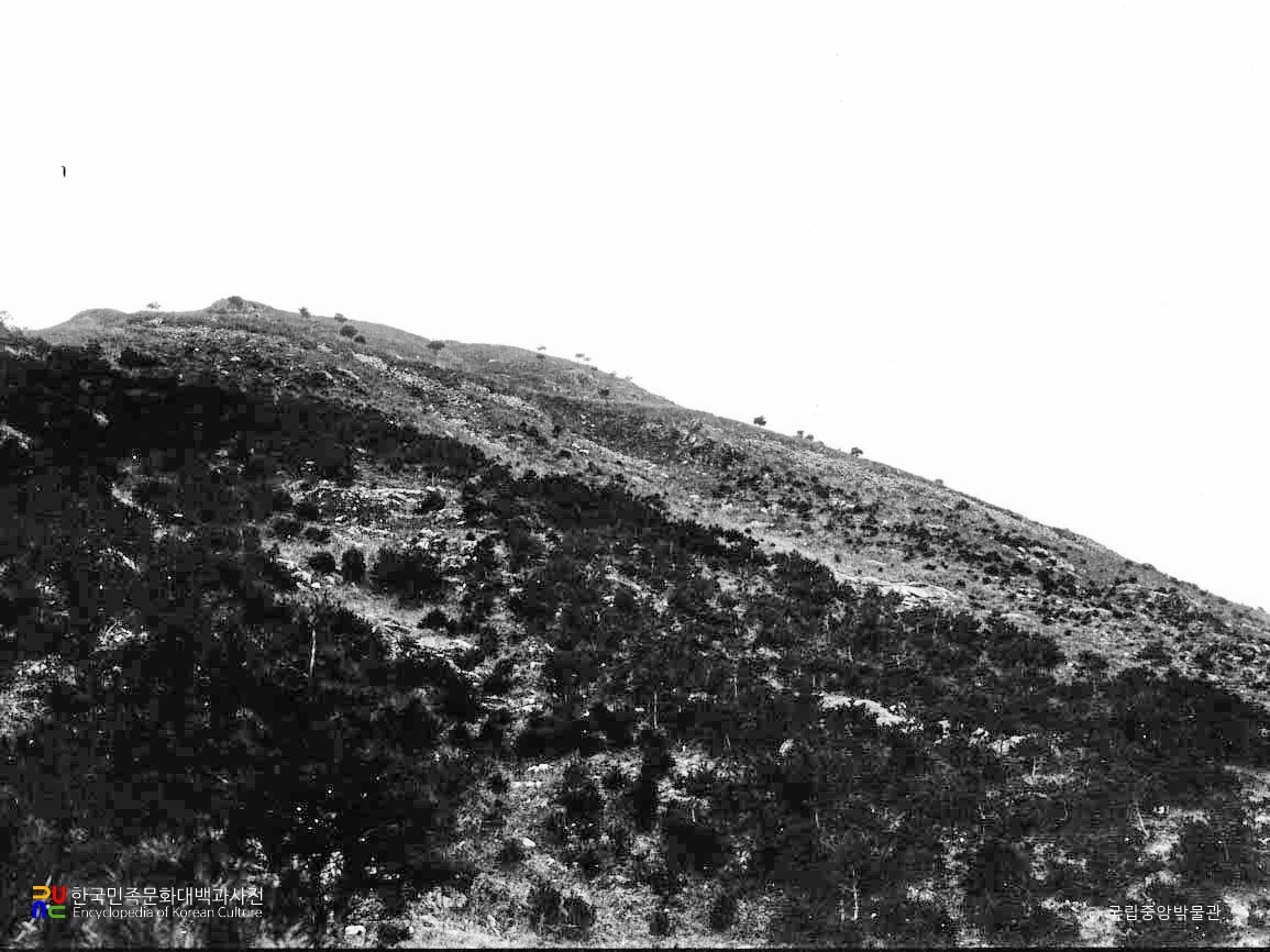 익산 미륵산성 전경