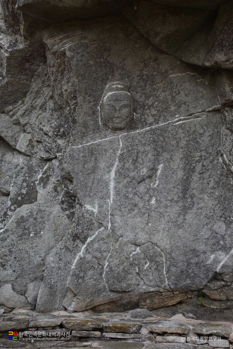 하동 이명산 마애석조여래좌상