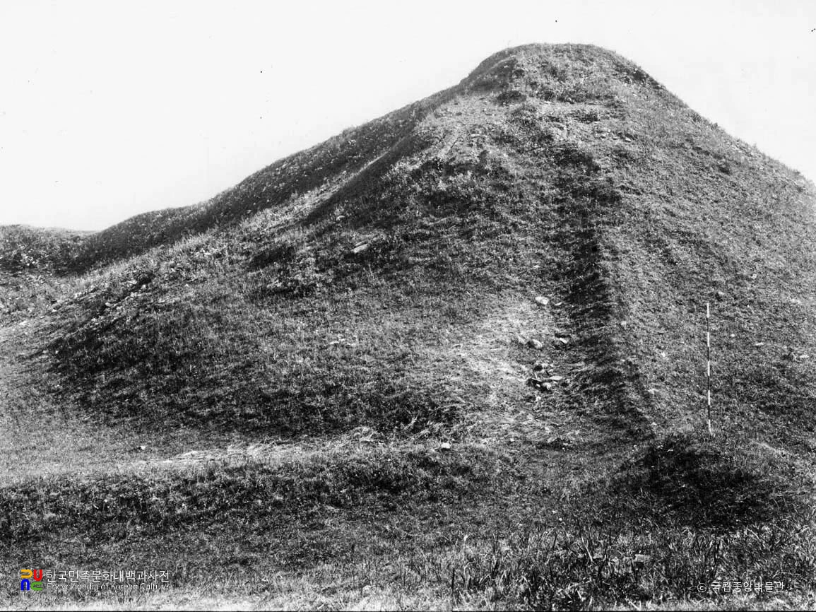 서울 아차산성 북편 망대지 전경