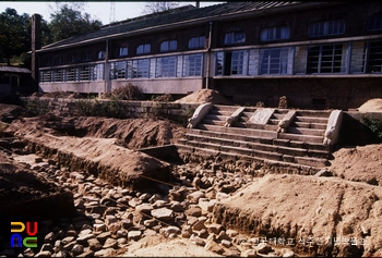 경희궁지 발굴 장면
