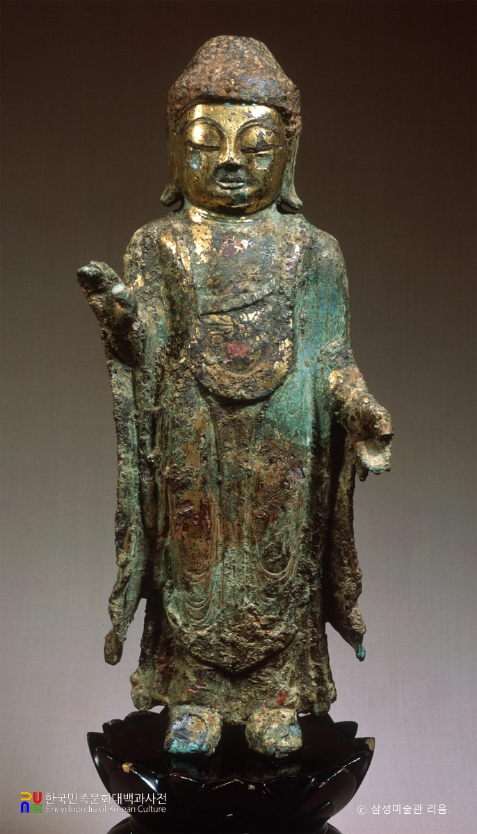 금동 여래 입상