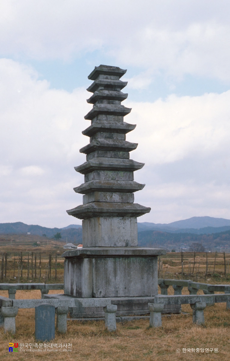청양 서정리 구층석탑