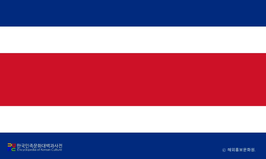 코스타리카의 국기