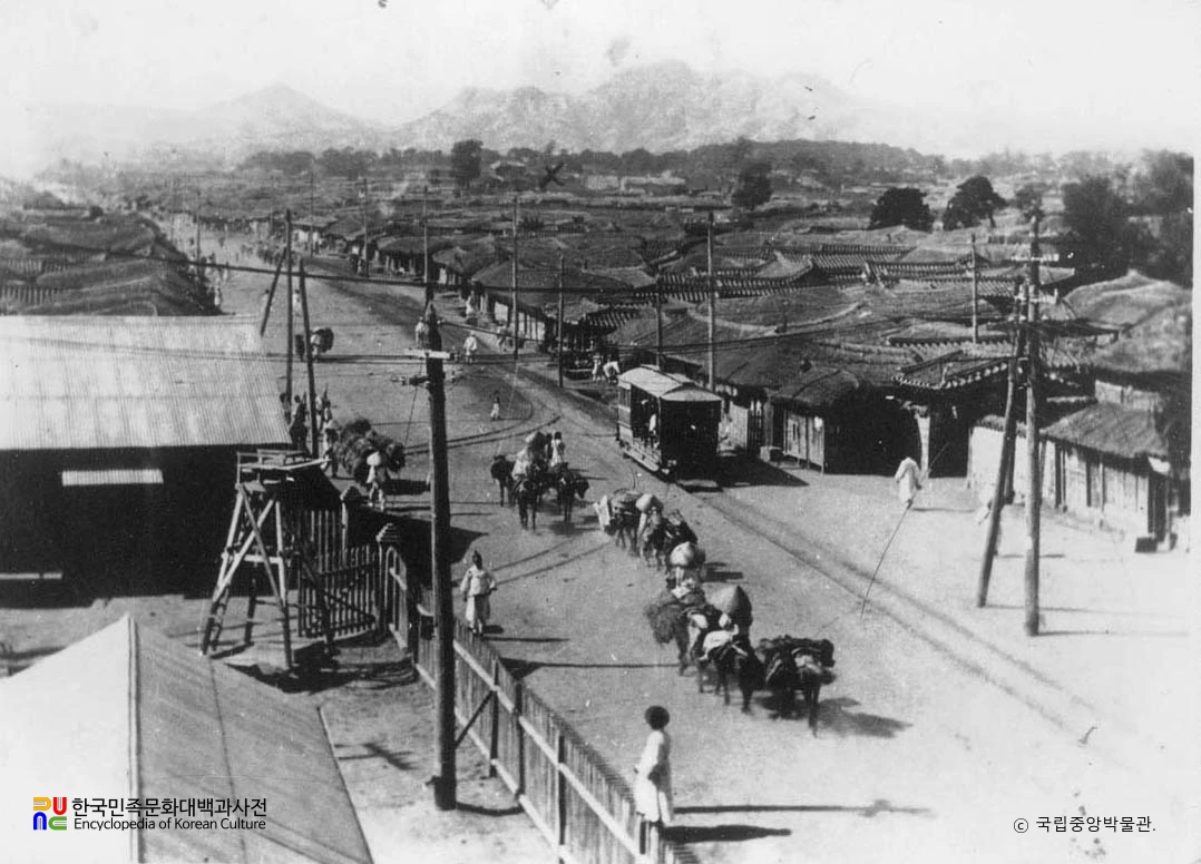 동대문에서 본 구한말 서울 시가