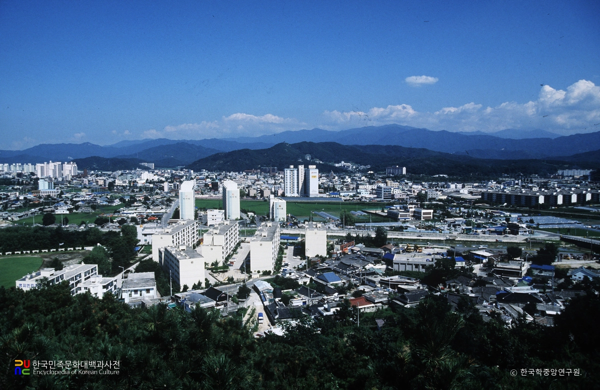 남원분지(남원시 전경)