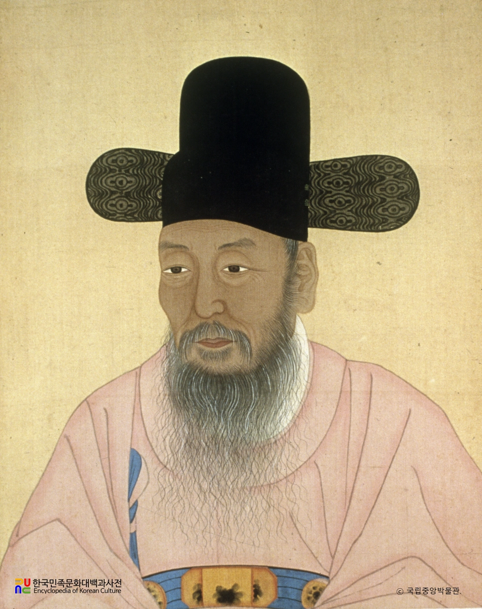 초상화첩 중 이이명 초상