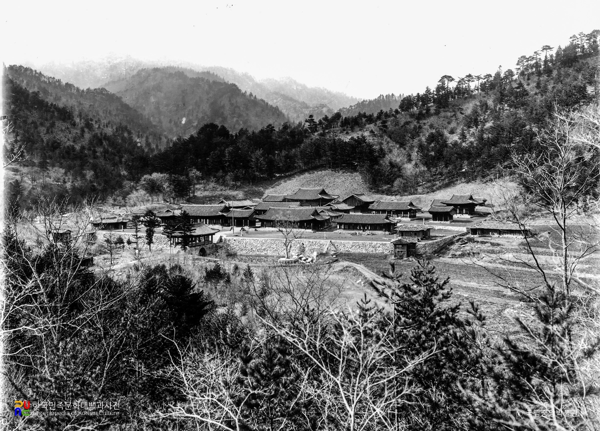 강원 고성 유점사 전경