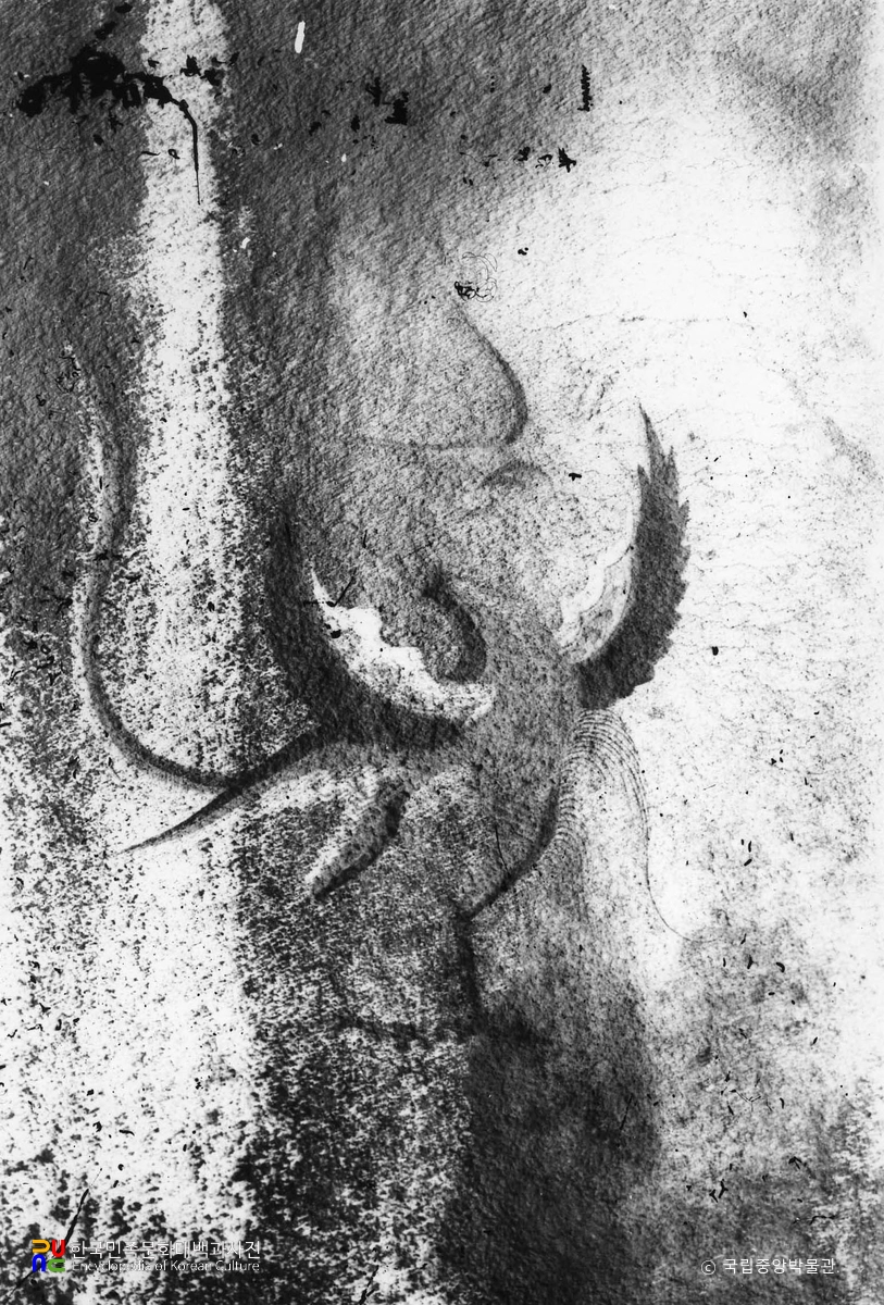 평남 강서 강서대묘 현실 남벽 동쪽 주작도