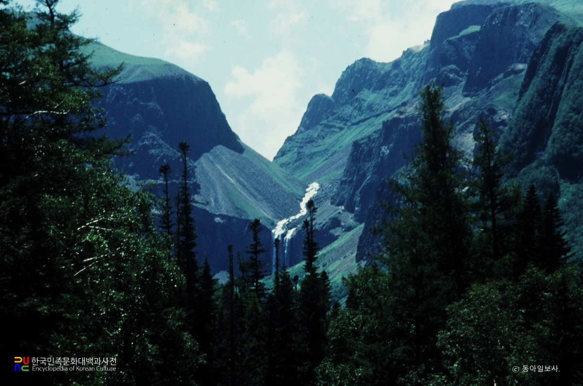 장백폭포 / 백두산