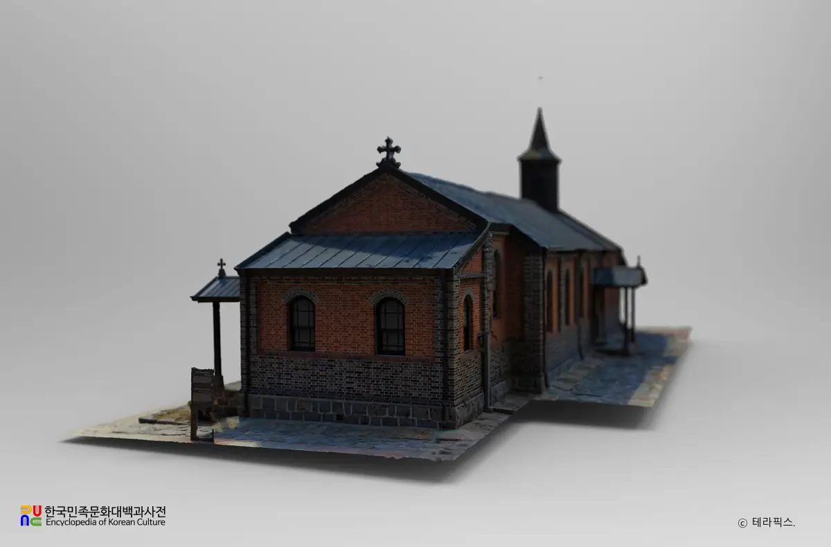 부여 금사리성당 좌측후면