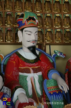 완주 송광사 명부전 소조지장보살삼존상 및 권속상 일괄