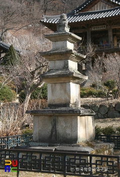 영주 부석사 삼층석탑 동탑 정측면